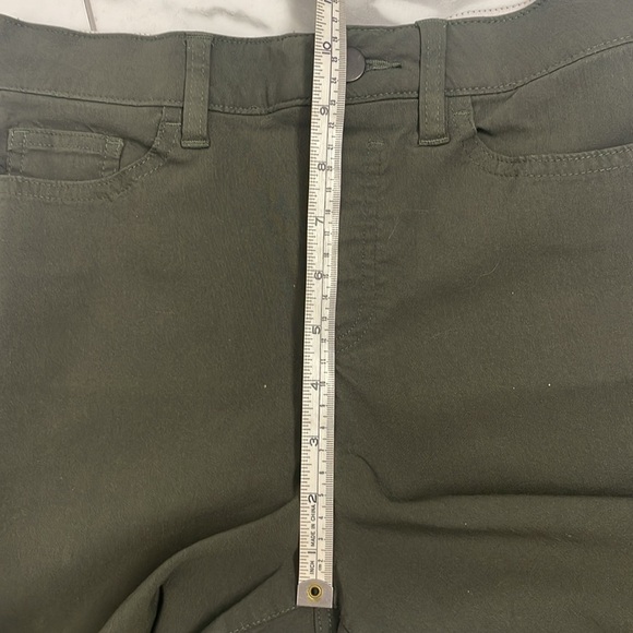 Ricki’s Slim Ankle Pants Olive Stretchy Pockets Pull On Elastic Waist Size S - Picture 6 of 15